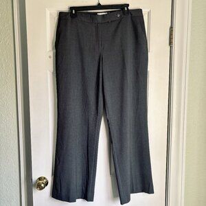 Calvin Klein Classic Fit Gray/Charcoal Trousers W Size 14P